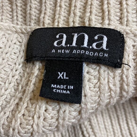 A.N.A Cable Knit Lattice Fisherman Sweater - Picture 5 of 9